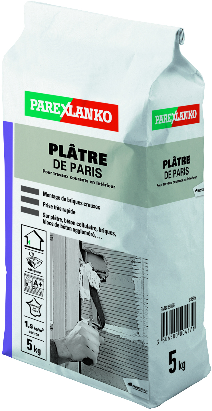 Plâtre de Paris 5kg - PAREXLANKO